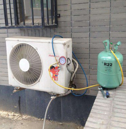 乌拉特后空调加氟